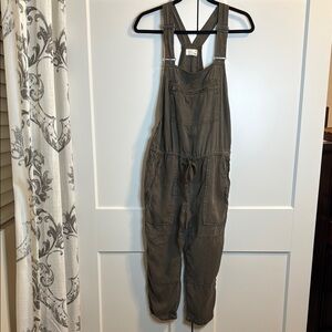 Wilfred Gray Adjustable Strap Jumpsuit Relaxed Fit